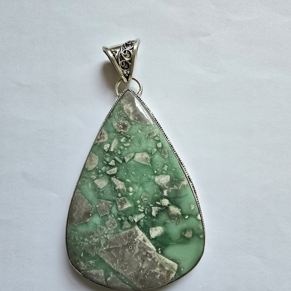 Vintage Native Turquoise Silver pendant